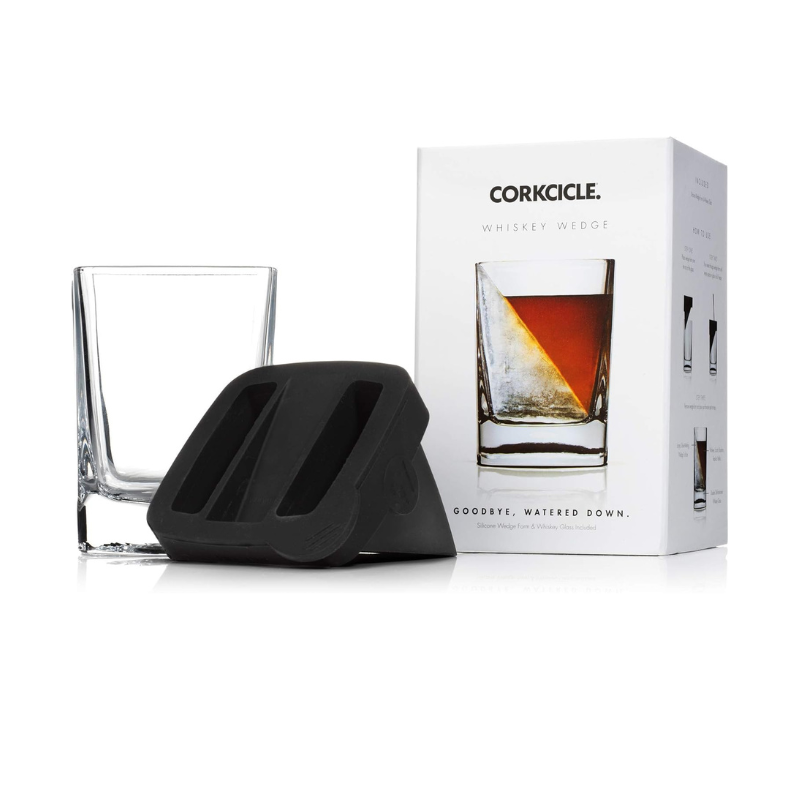 Corkcicle Wiskey Wedge Glass - giftSuite