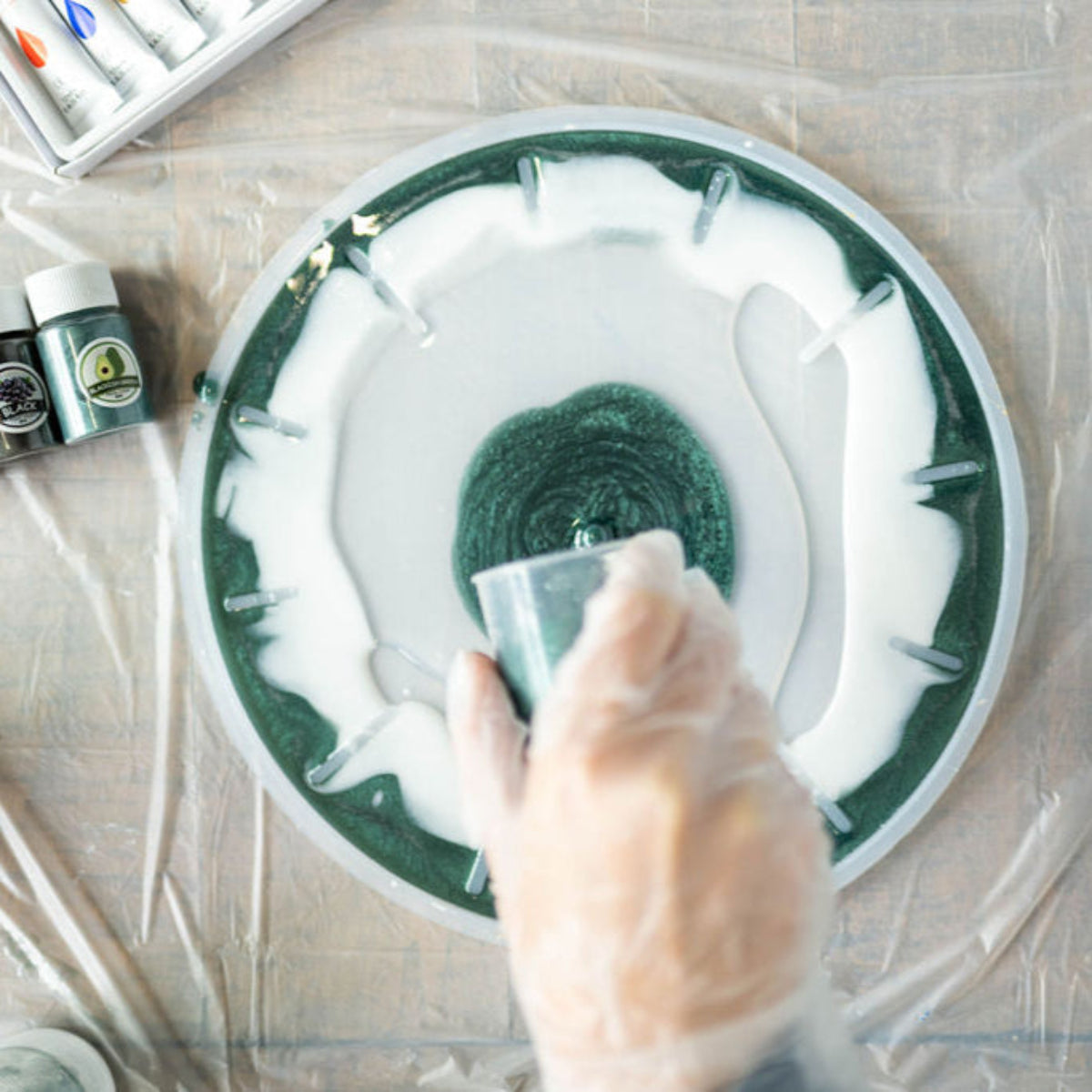 Resin Clock Making Kit for Colorful Home Decor and Creative Gifts Set!