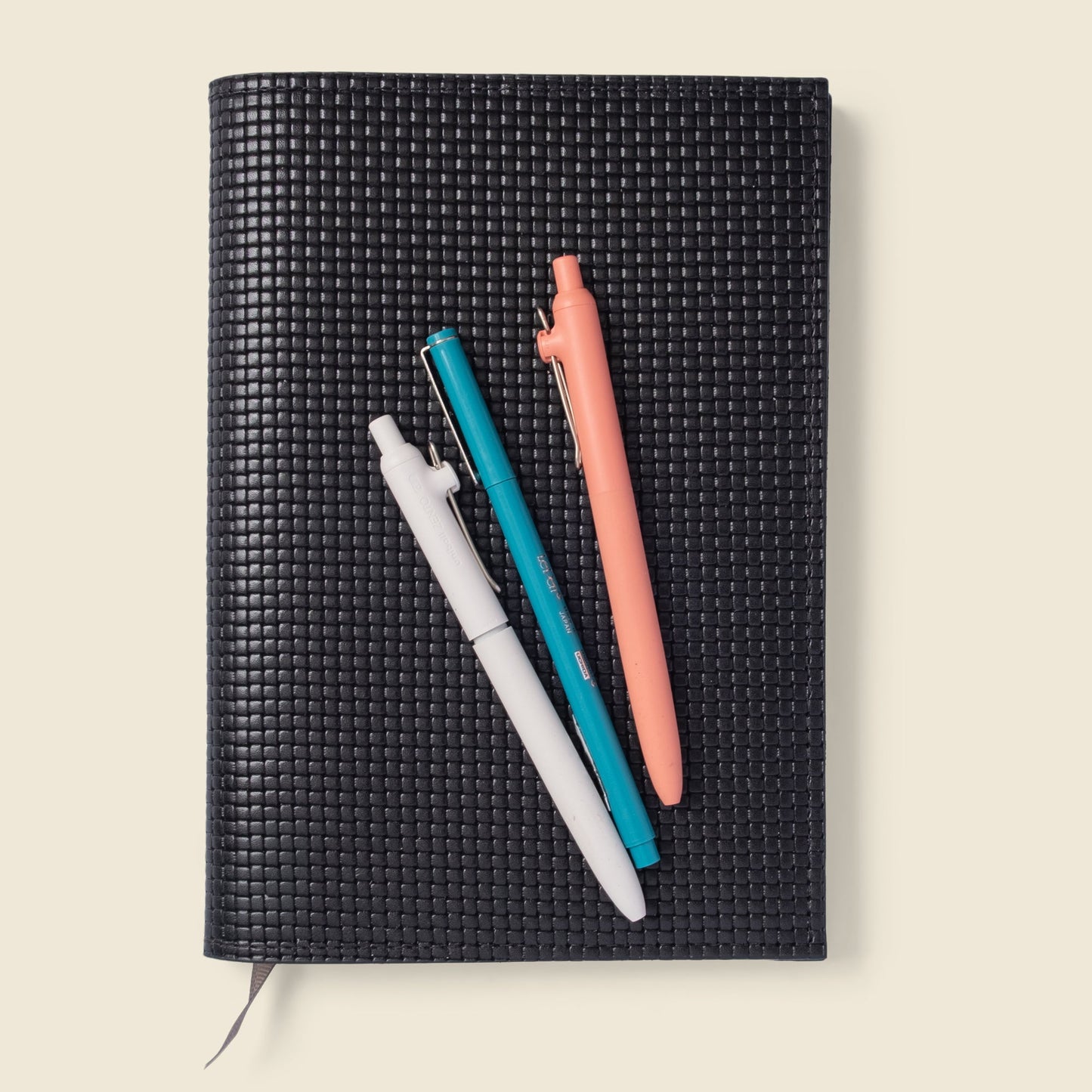 Refillable A5 Leather Notebook Cover — Black Limited Edition
