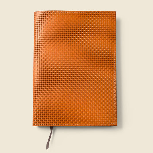 Refillable A5 Leather Notebook Cover — Tan Limited Edition