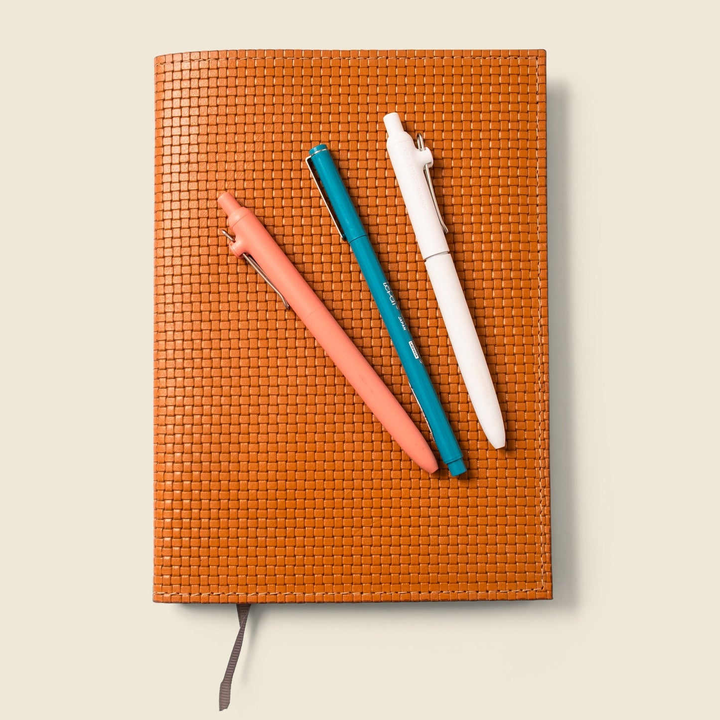 Refillable A5 Leather Notebook Cover — Tan Limited Edition
