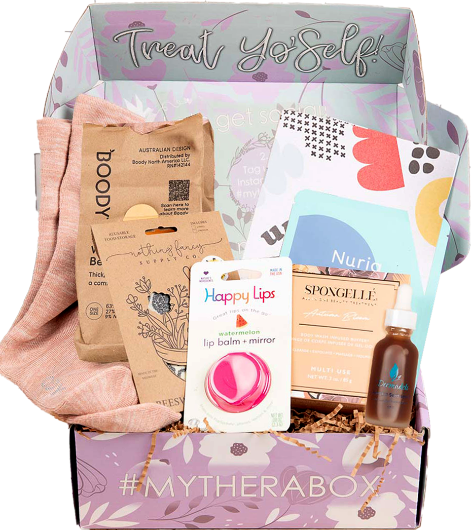 Self-Care Starter Box with Cozy Essentials for Relaxing At-Home Moments