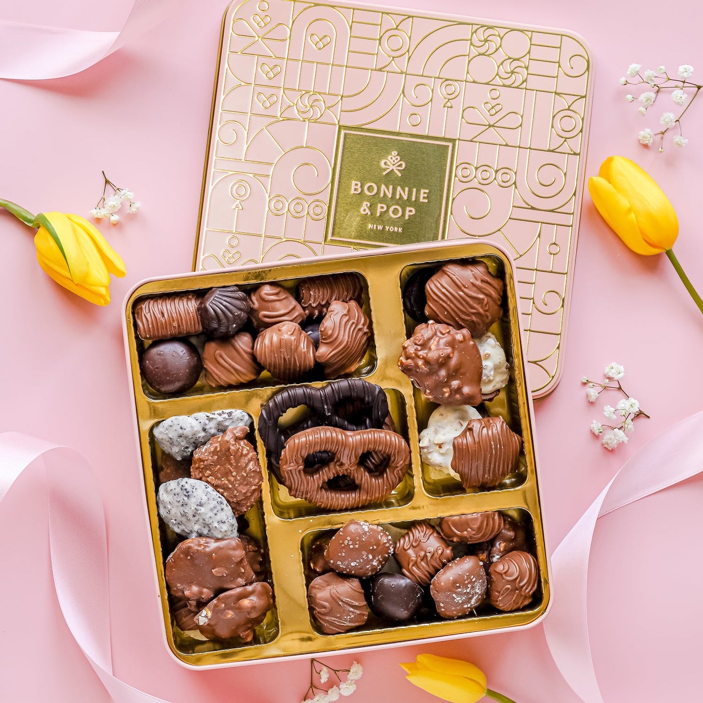 Chocolate Gift for Her – Gourmet Chocolate Gift Box with Elegant Packaging