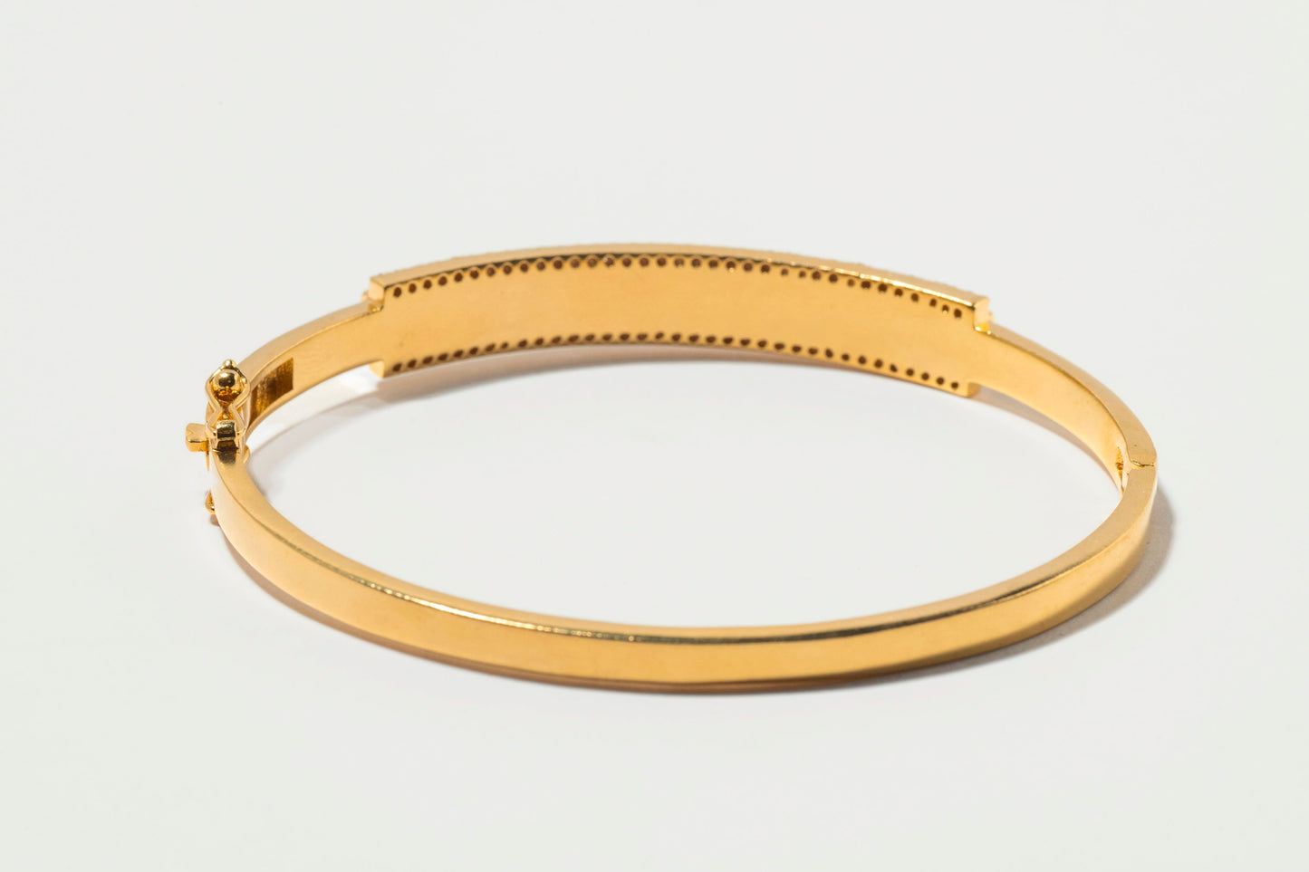 Hapur Pavé Diamond Gold Vermeil Bangle Bracelet