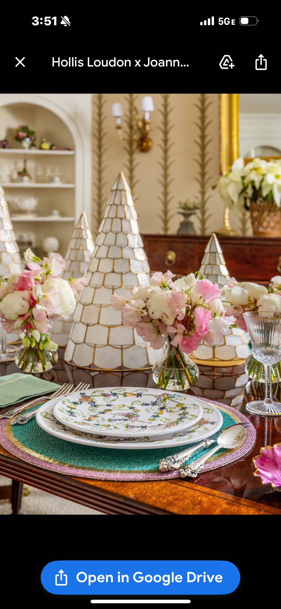 White Capiz Christmas Trees, Set of Three, Glowing Sculptural Decor