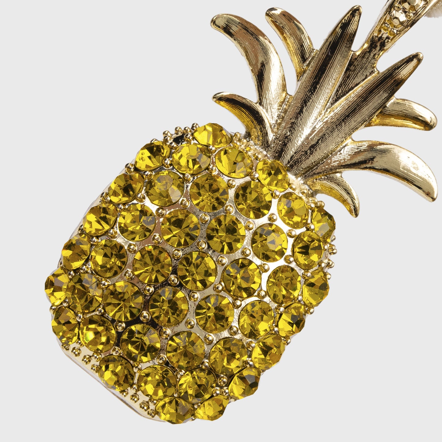 Pineapple hanging ornament, yellow