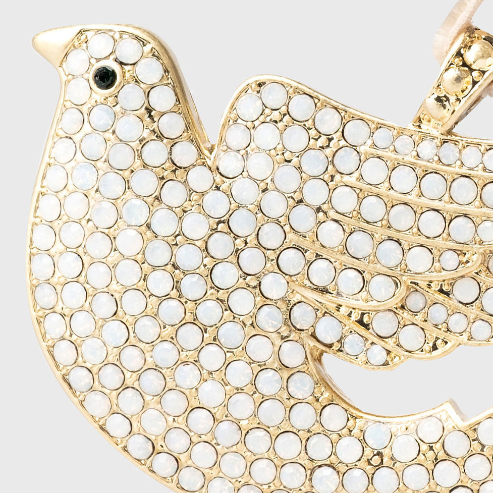 Dove hanging ornament