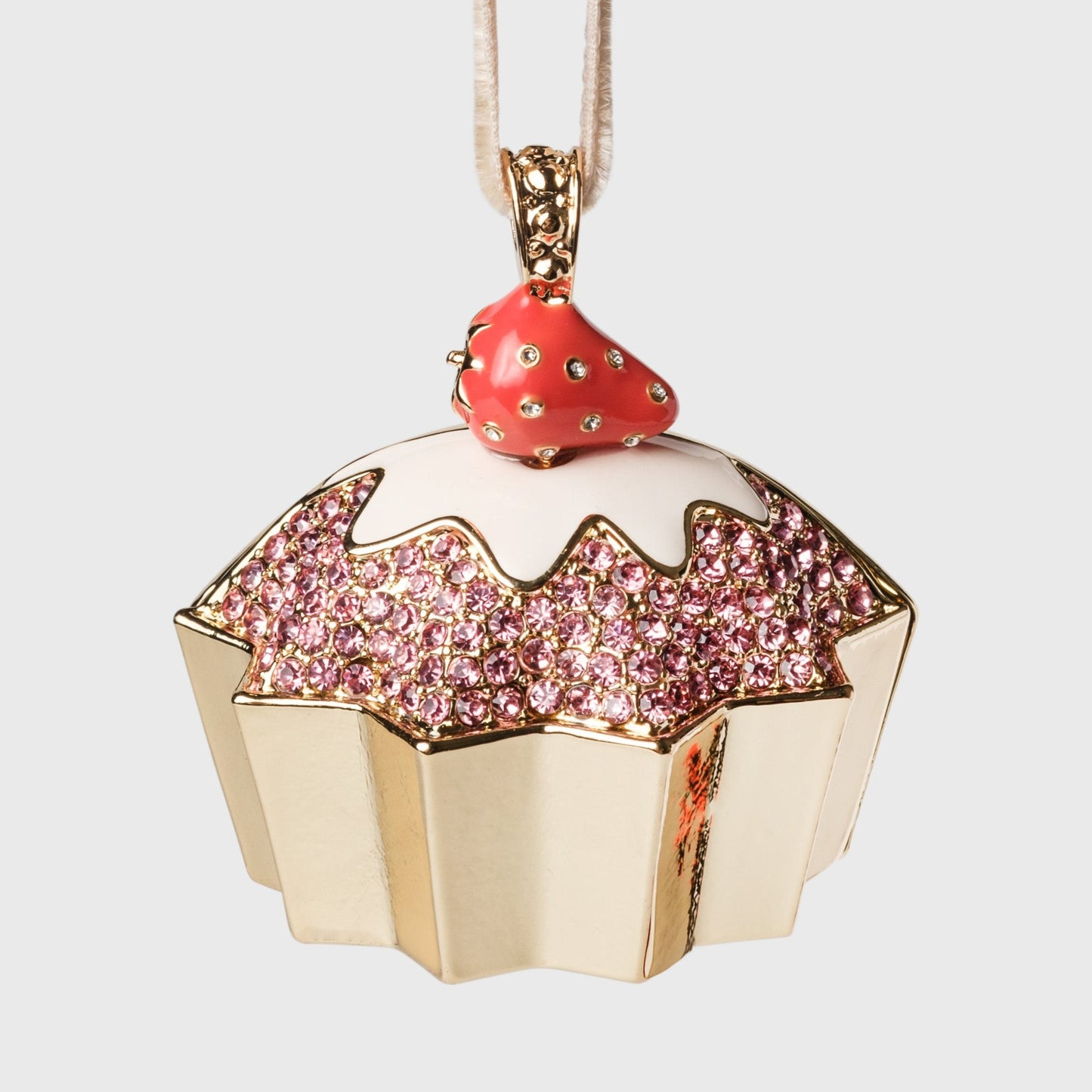 Cupcake hanging ornament