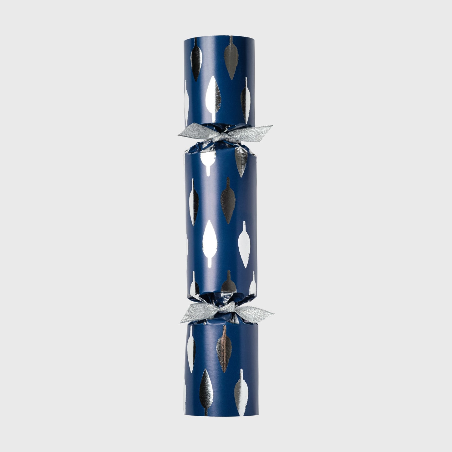 Navy Luxury Celebration Crackers Silver Party Favors Gift Set of Six Luxe