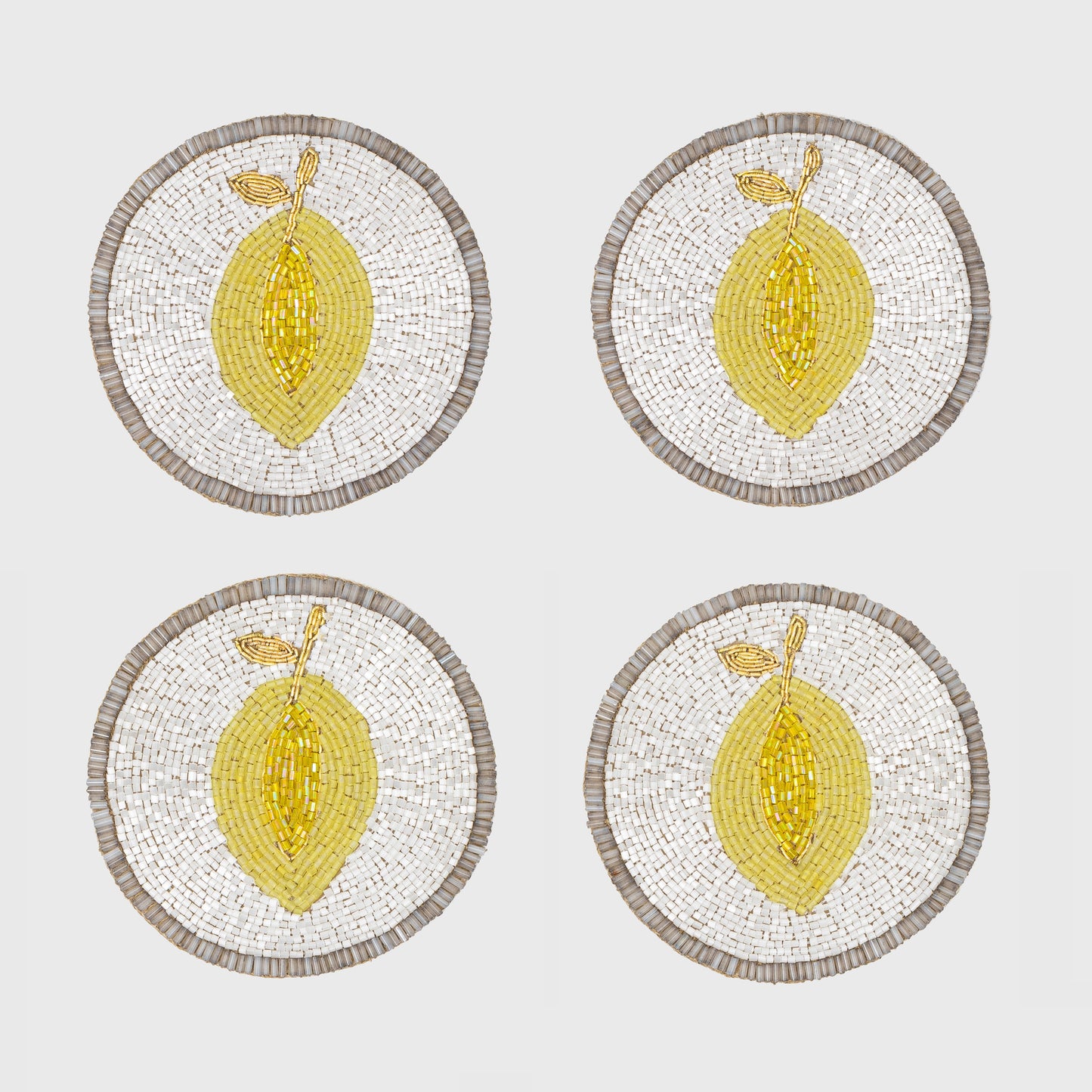 lemon tableware collection display