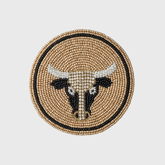 Taurus Zodiac Coasters, Set of Four, Personalized Astrology Gift Décor