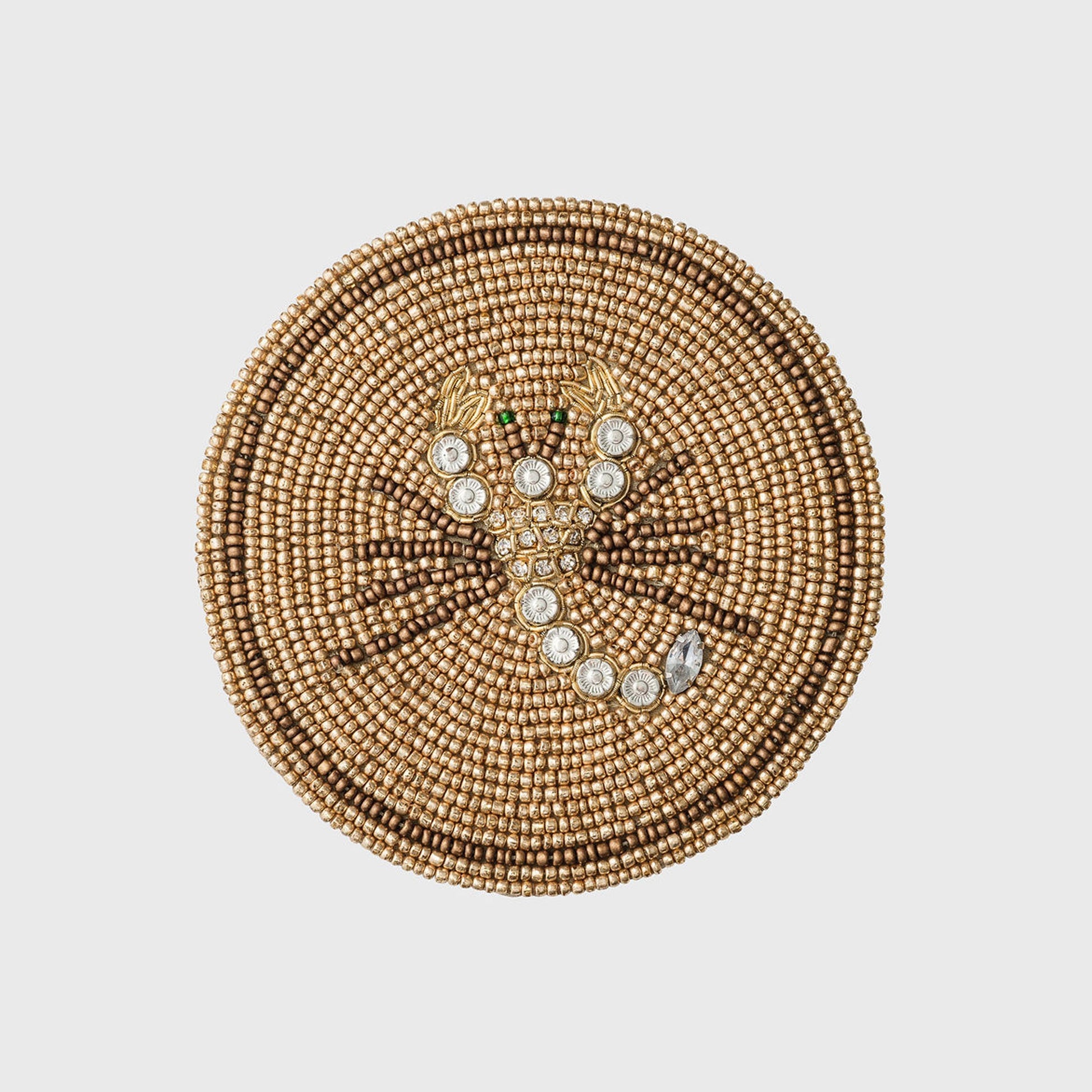 Scorpio coasters set showing zodiac design