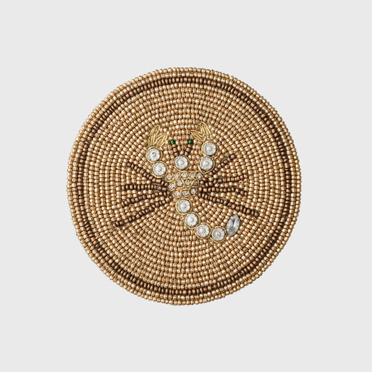 Scorpio coasters set showing zodiac design