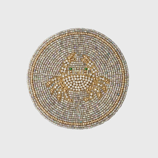 Cancer Zodiac Coasters, Set of Four, Meaningful Astrology Gift Home Accent