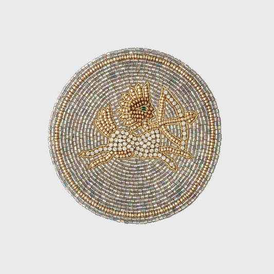 Sagittarius coaster set of four with zodiac design