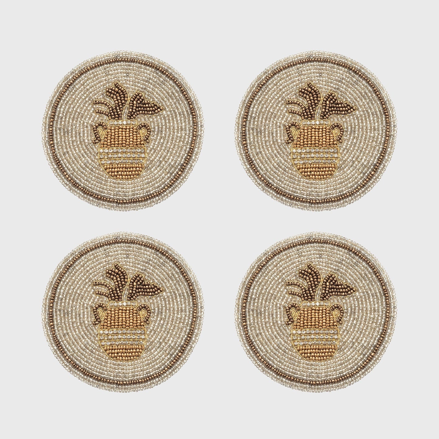 Aquarius Zodiac Coasters, Set of Four, Inspired Personalized Astrology Gift