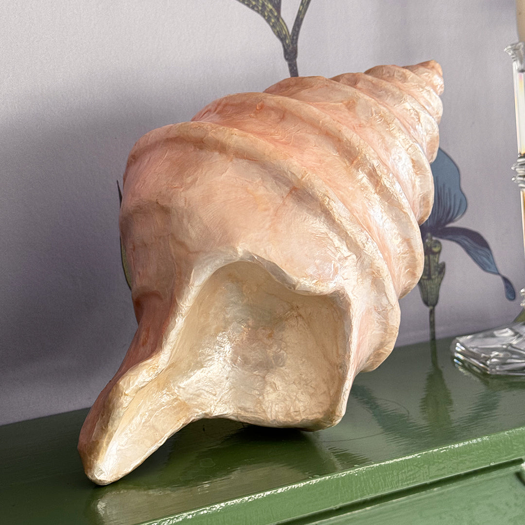 Handmade Capiz Shell Sculpture – Elegant Coastal Home Decor
