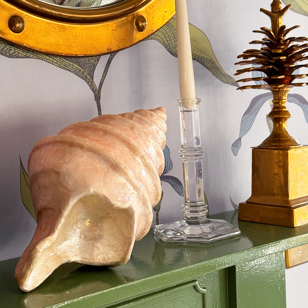 Handmade Capiz Shell Sculpture – Elegant Coastal Home Decor