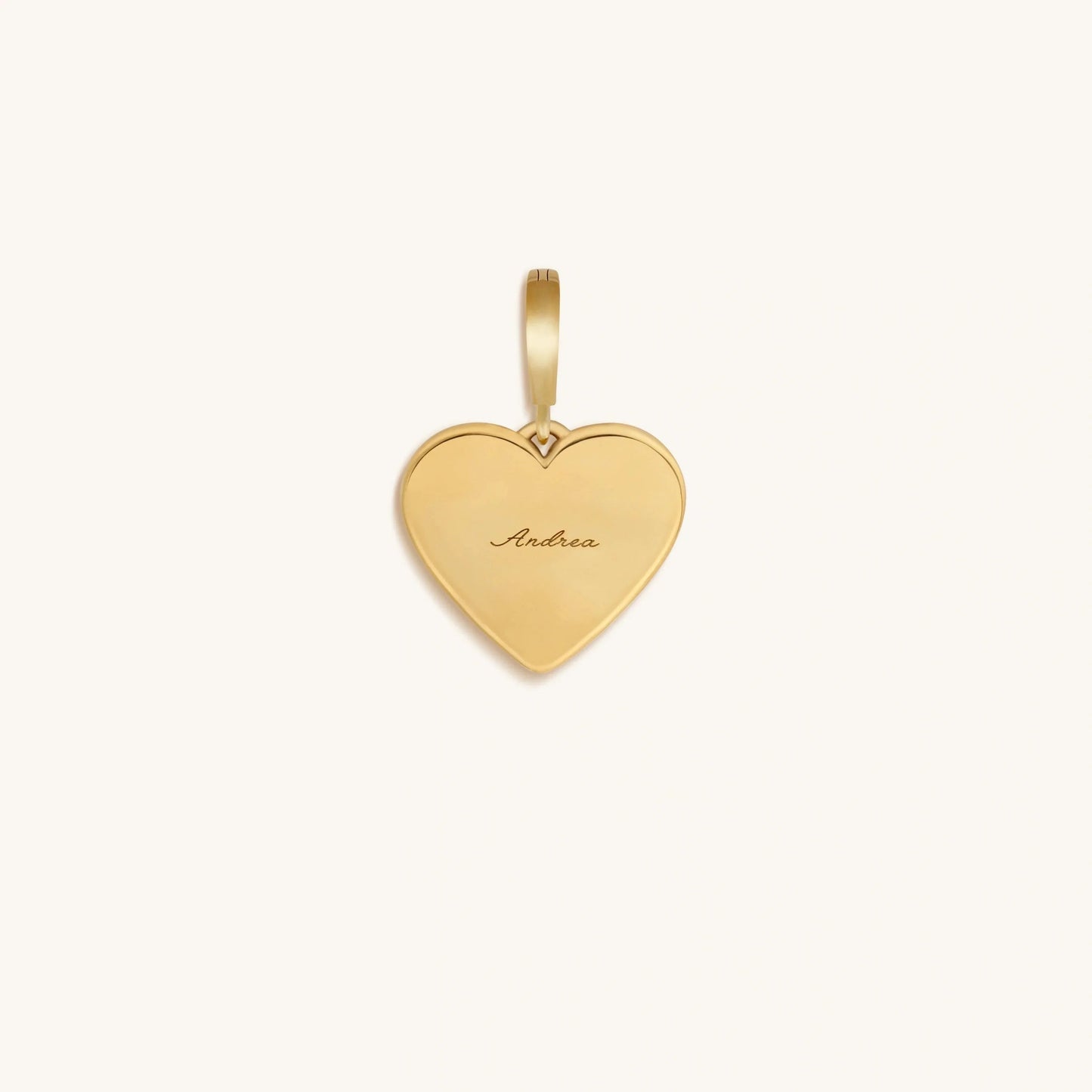 Intuitive Beauty Mother of Pearl Engravable Charm — 18K Gold-Plated