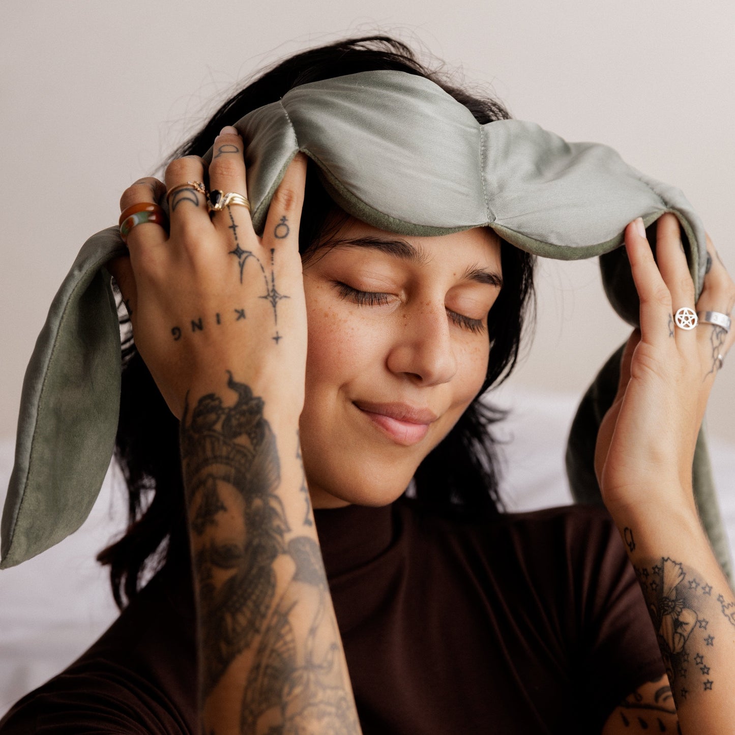 Nodpod SILK Weighted Eye Mask, Mulberry Silk, Strap-Free Comfort