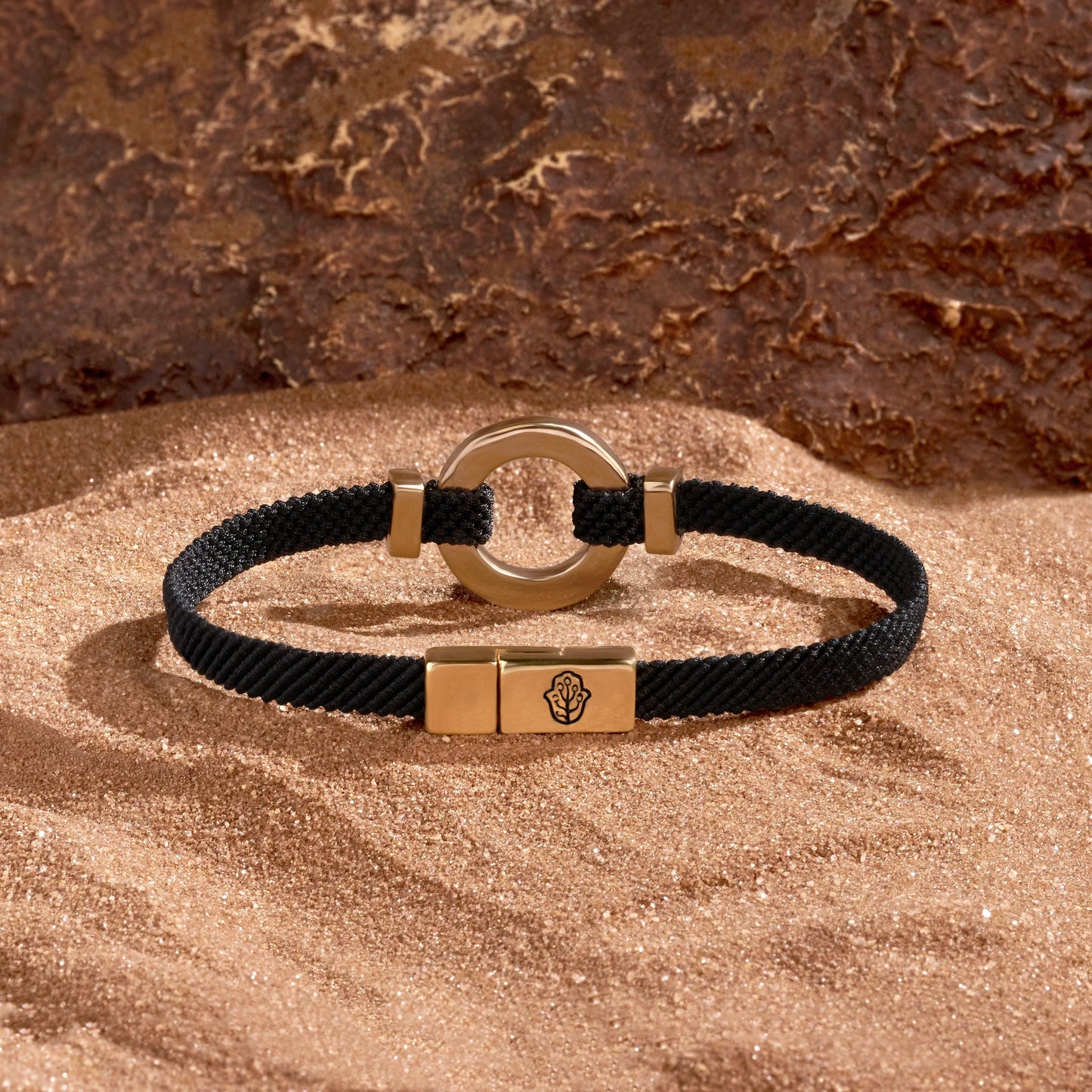 Constant Protection Black Onyx Men’s Karma Circle Bracelet