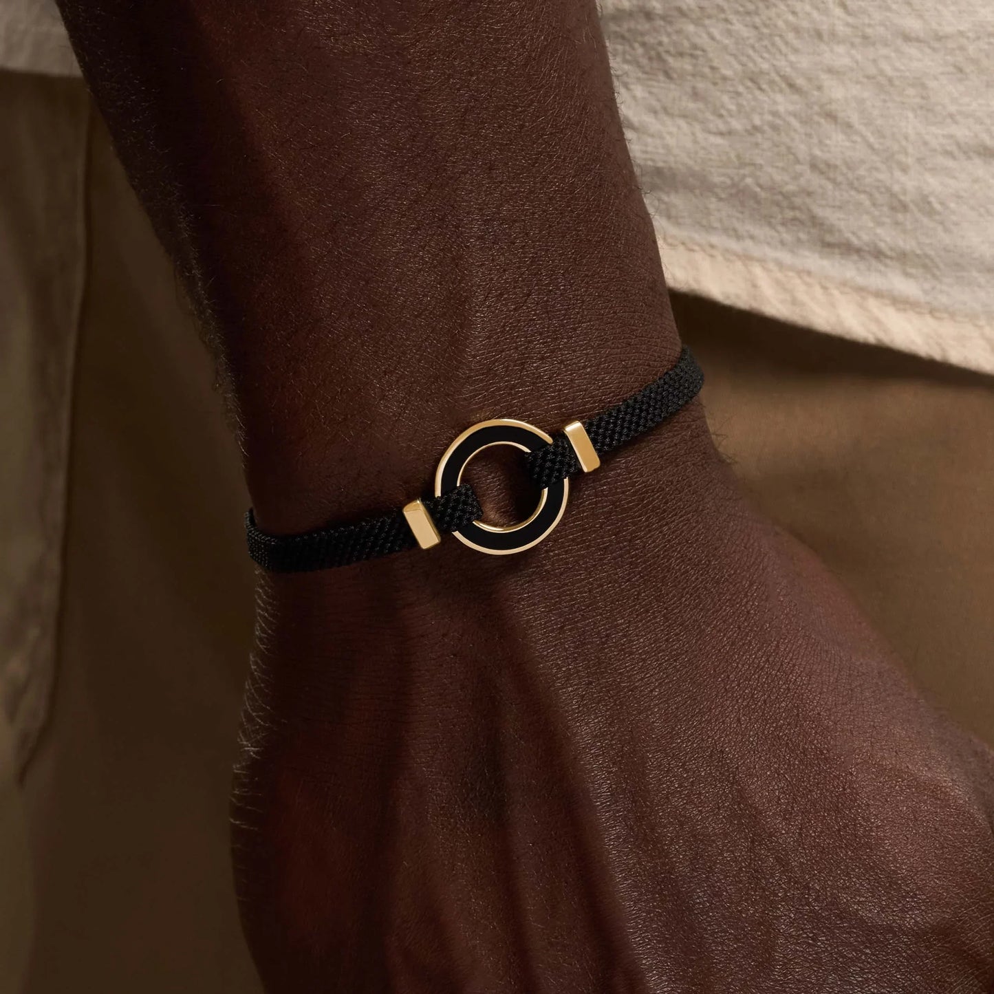 Constant Protection Black Onyx Men’s Karma Circle Bracelet