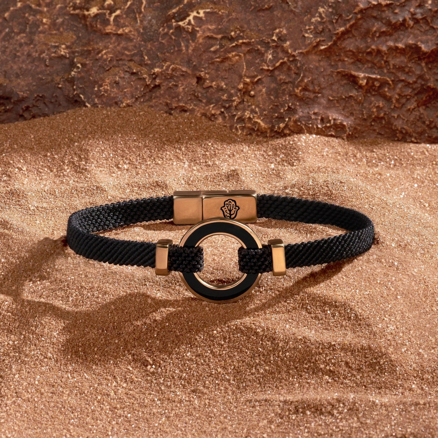 Constant Protection Black Onyx Men’s Karma Circle Bracelet