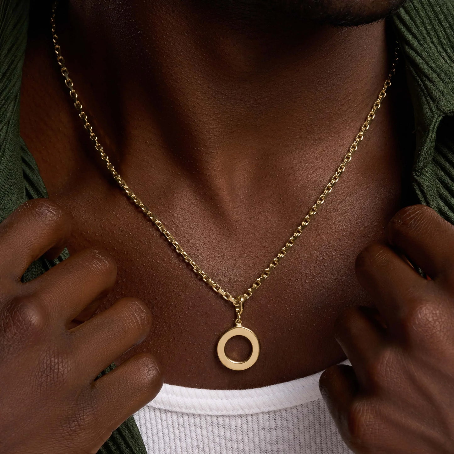 Accelerated Growth Gold Karma Circle Charm — 18K Gold-Plated