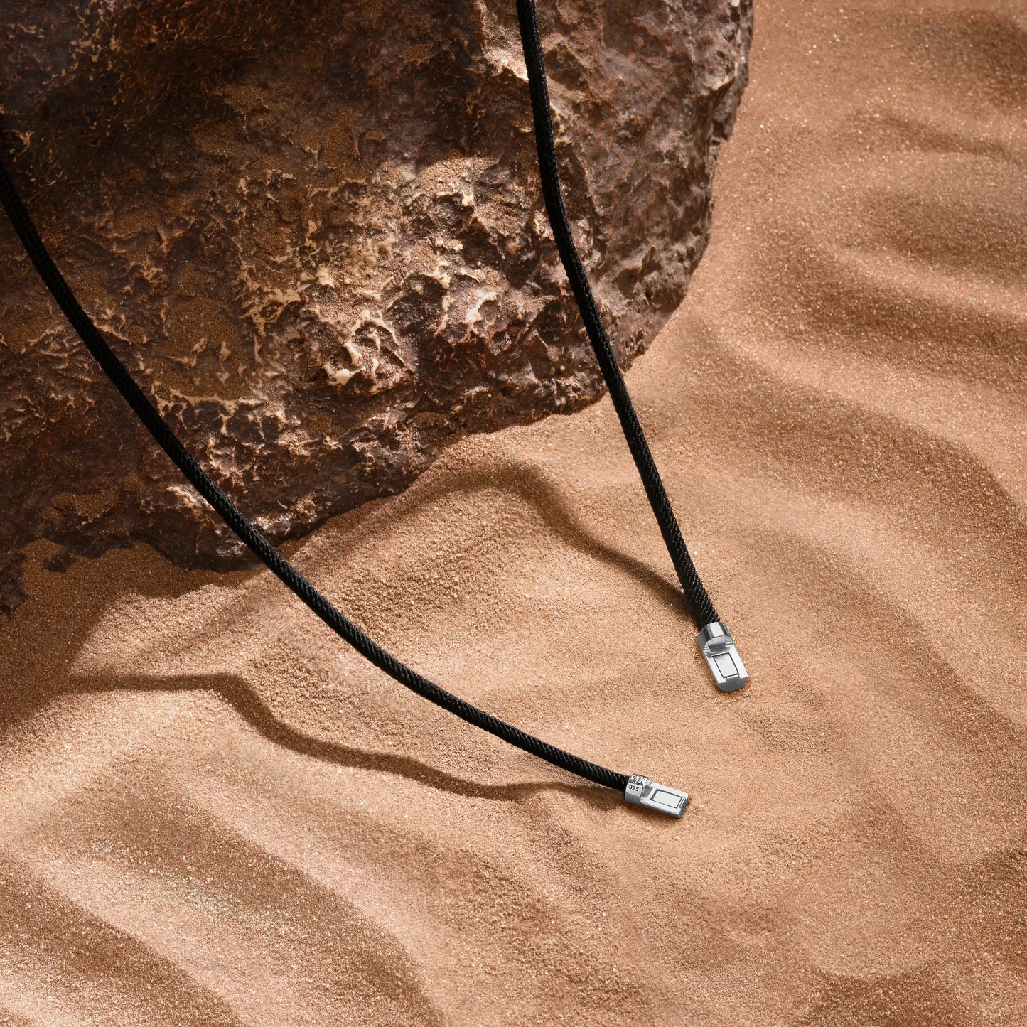 Abundance Mindset — Malachite Karma Circle Black String Necklace