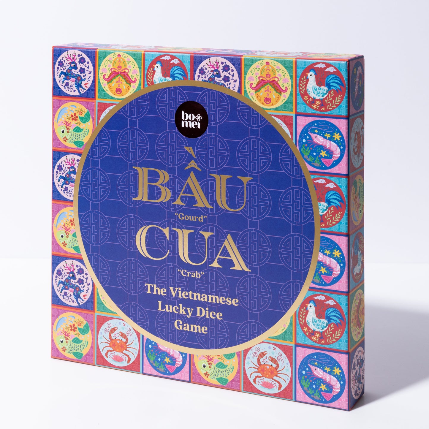 Bầu Cua Vietnamese Lucky Dice Game Family Tradition Gift Set