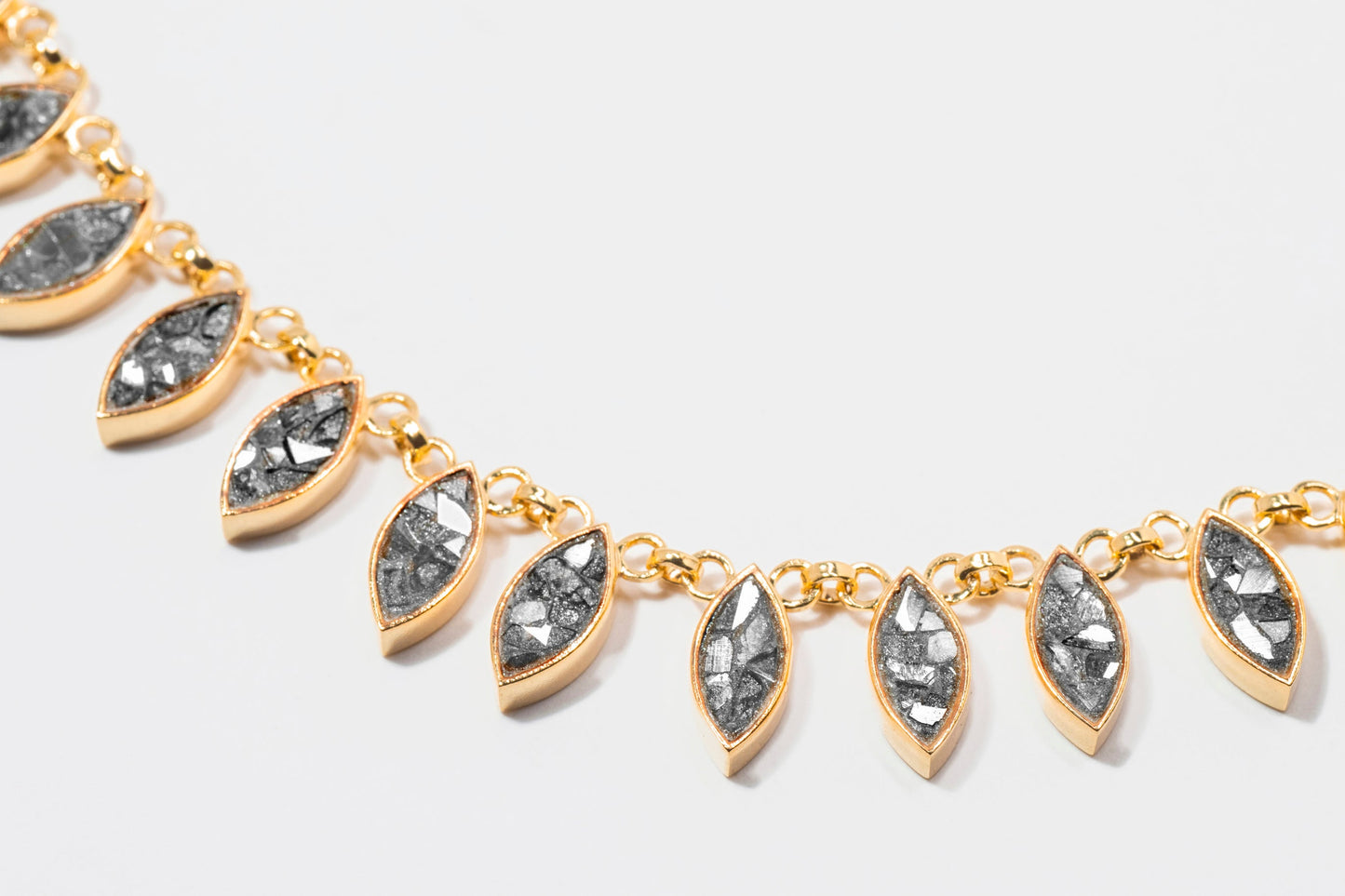 Nayika Gold Vermeil Necklace with Raw Diamond Detail