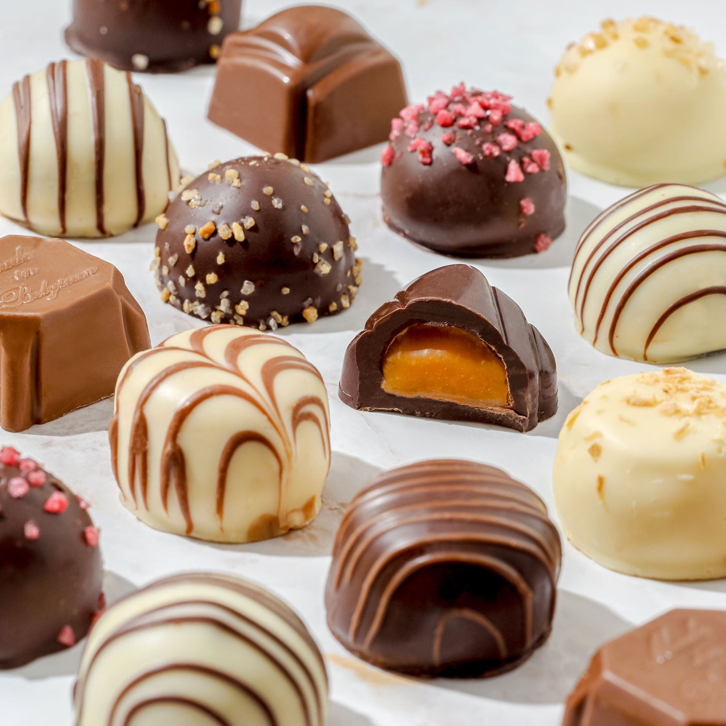 Festive Forest Belgian Truffle Tree – Holiday Gift Box