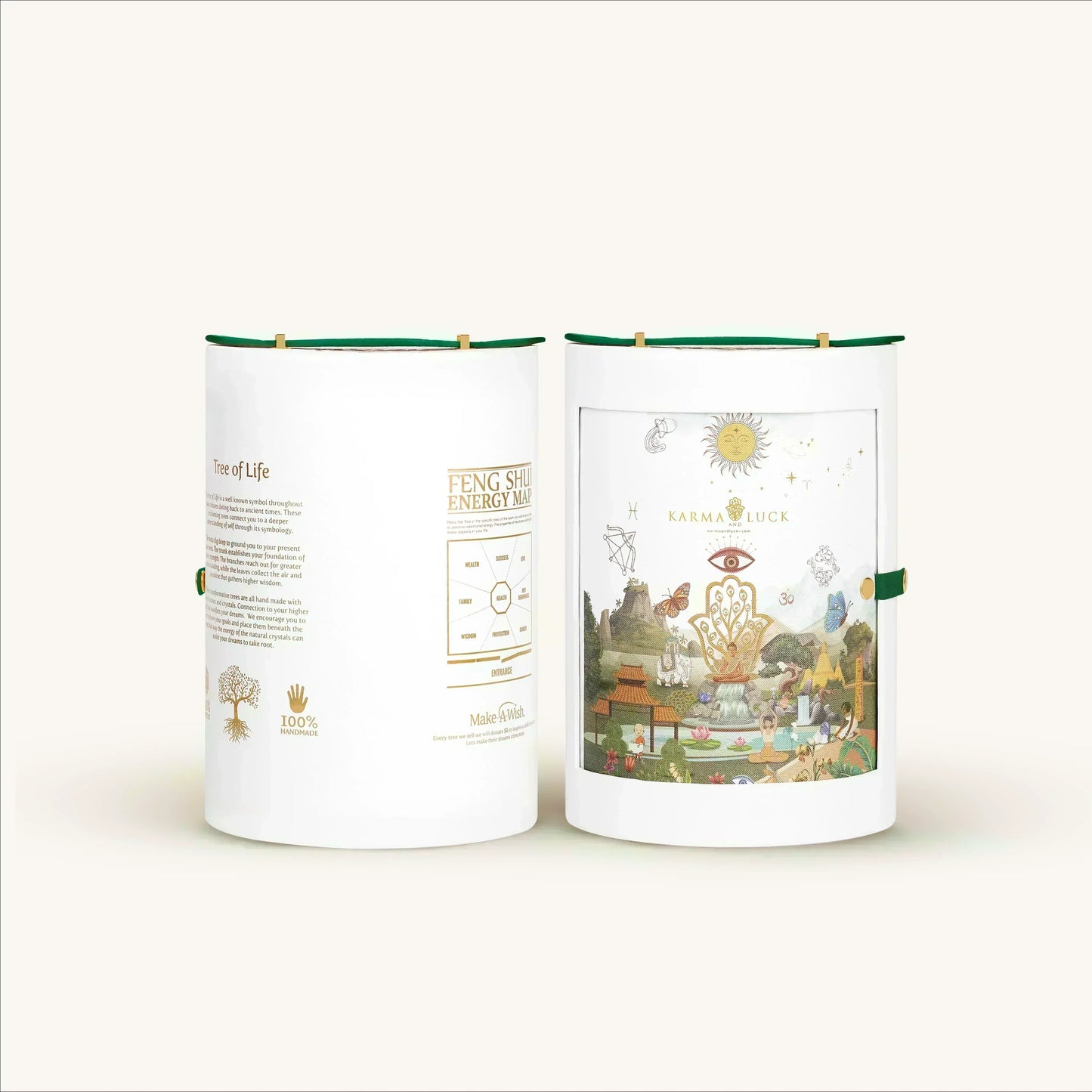 Calming Spirit Amethyst Feng Shui Tree — 8" Amethyst Geode Base