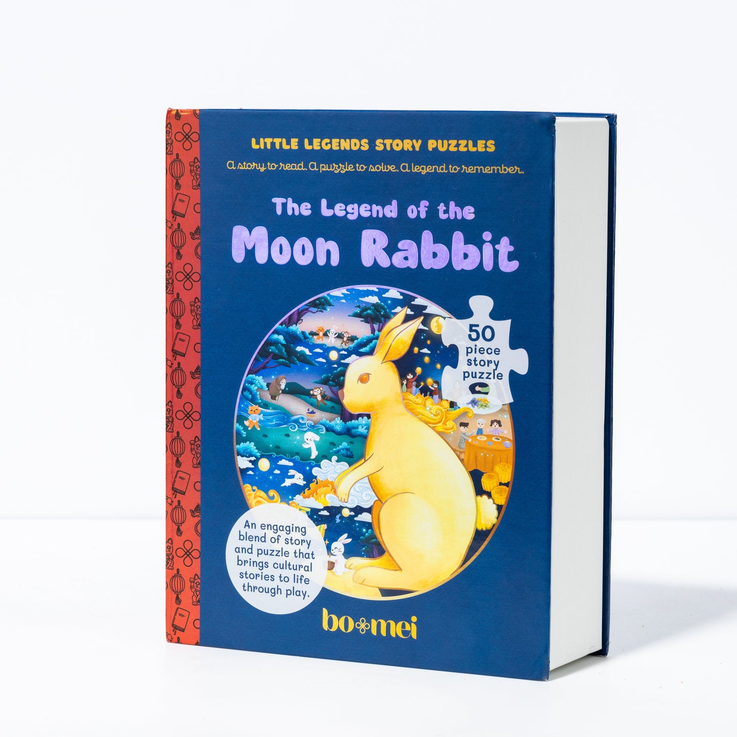Legend of the Moon Rabbit Story Puzzle Book Gift Set