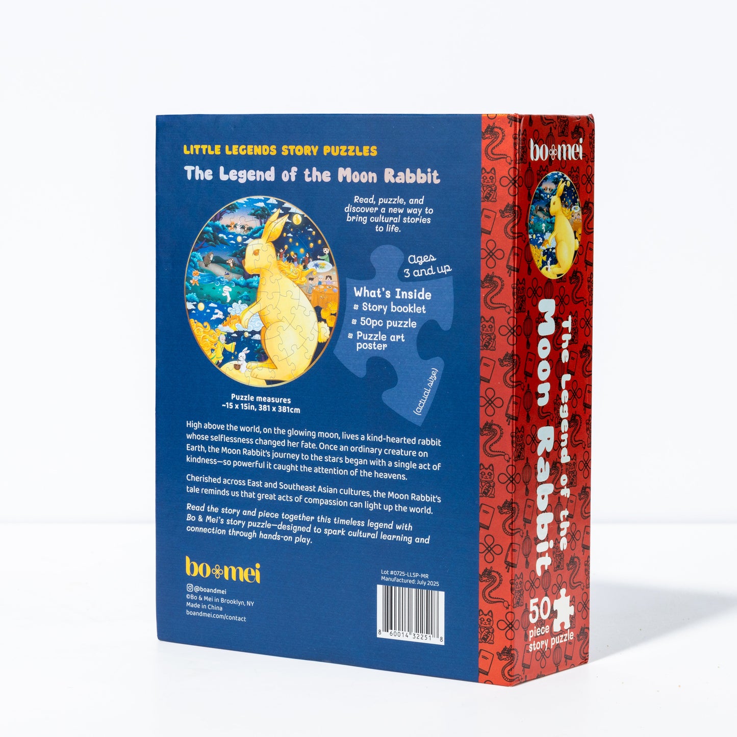 Legend of the Moon Rabbit Story Puzzle Book Gift Set