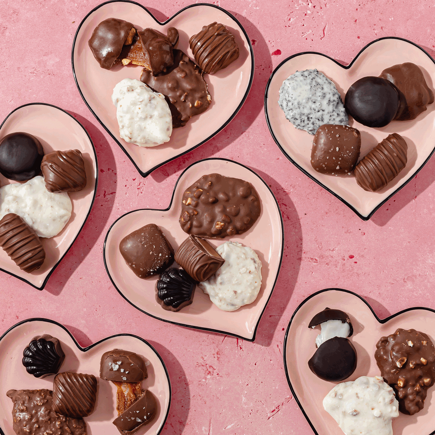 Heart-Shaped Chocolate Gift Tin – Gourmet Assorted Chocolates