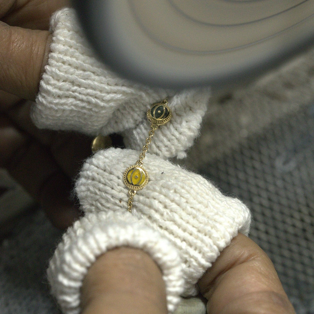 Celestial Wisdom Multi-Symbol Multi-Gemstone Necklace — Talisman Layer