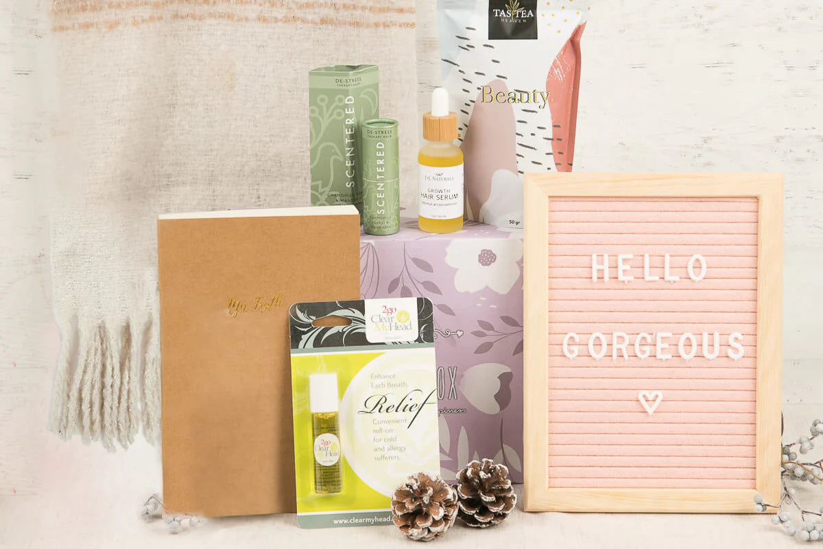 Cozy Self Care Gift Box with $170 Value Ships Immediately Today