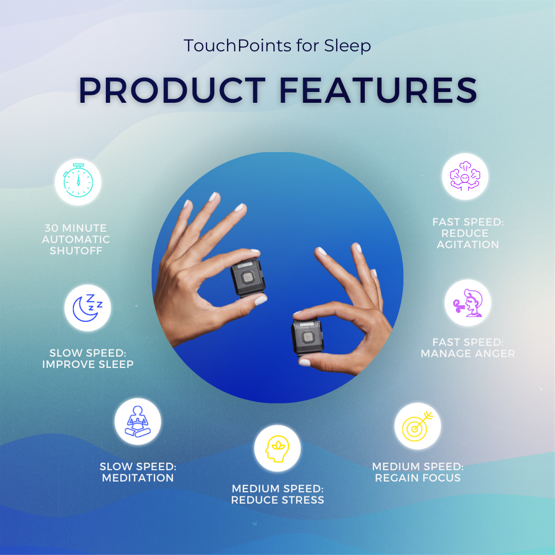 TouchPoints for Sleep — Wearable Sleep Aid Set (FSA/HSA Eligible)