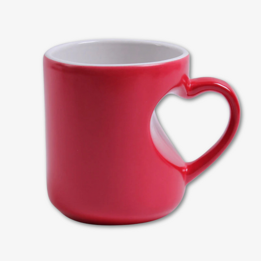 Cheerful Red Heart Mug for Sweet Mornings and Cozy Evenings