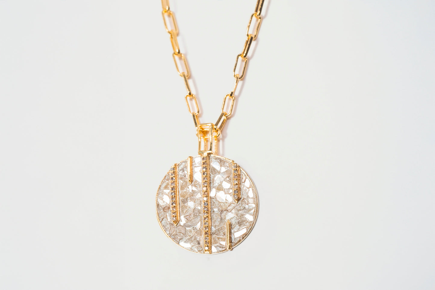 Riffa Gold Vermeil Diamond Small Necklace