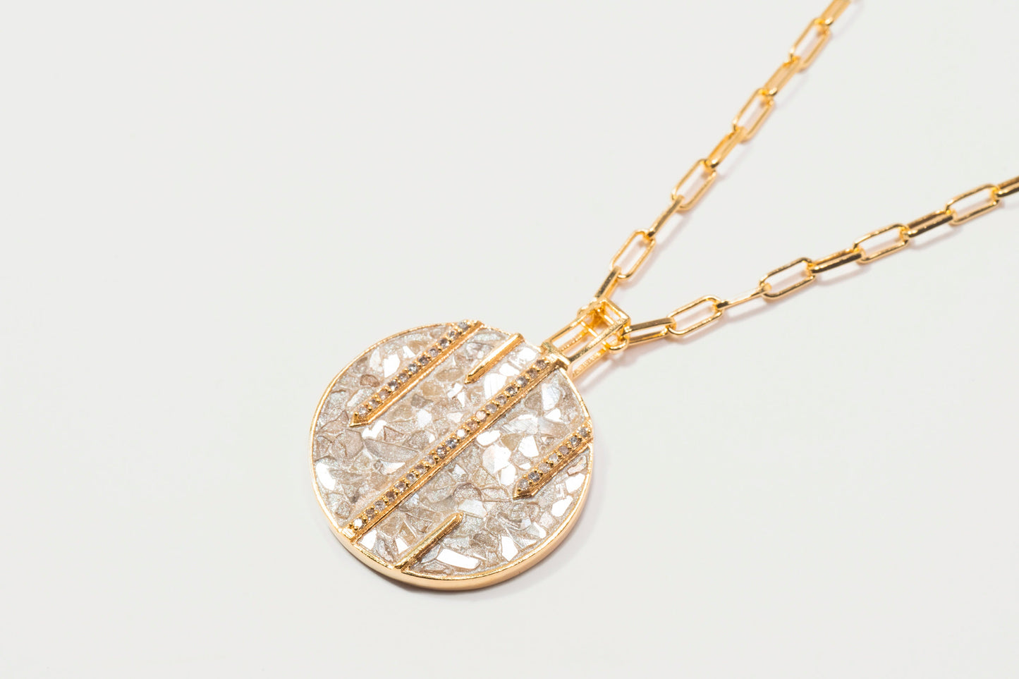 Riffa Gold Vermeil Diamond Small Necklace