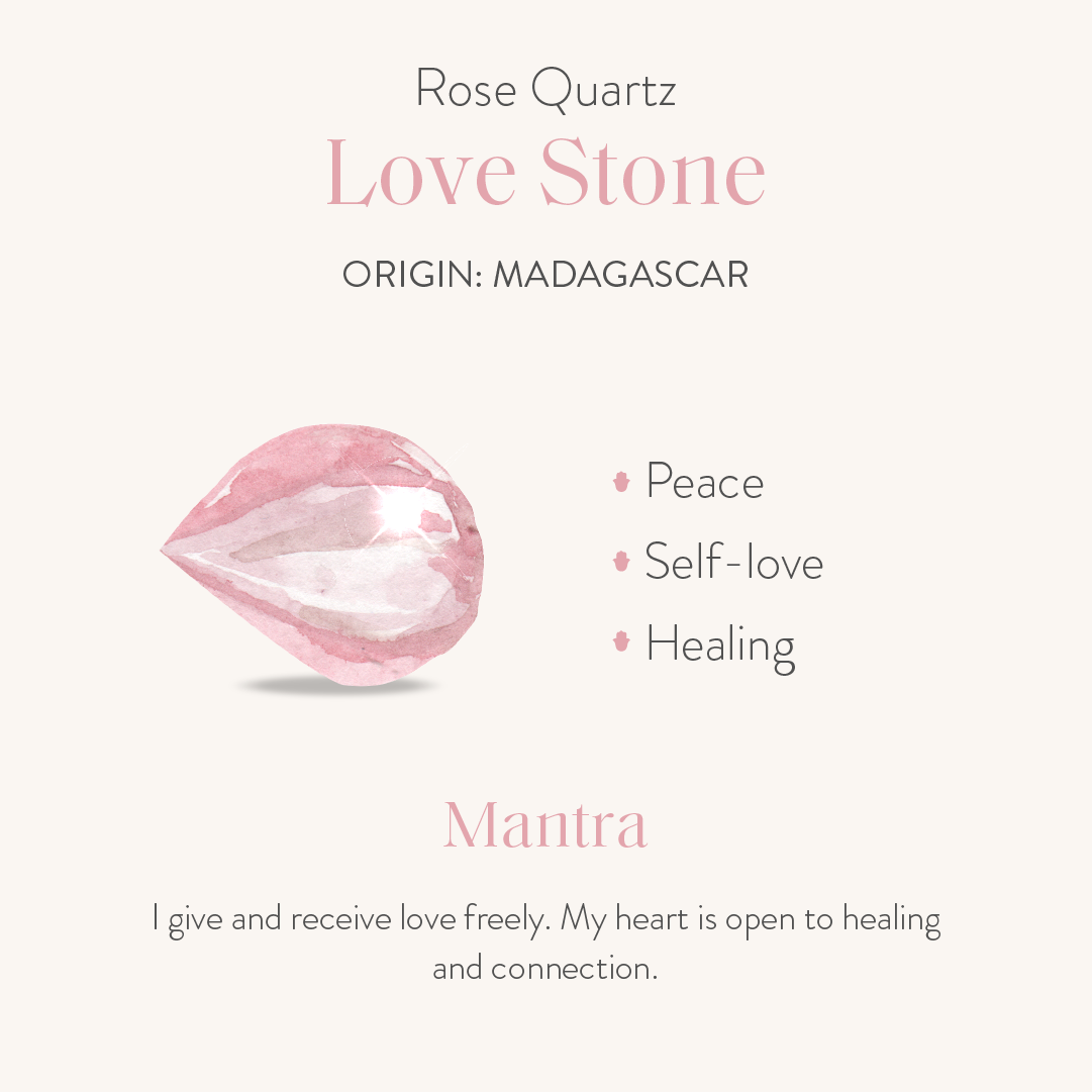 Loyal Support Rose Quartz Diamond Cross Bracelet — 18K Rose Gold