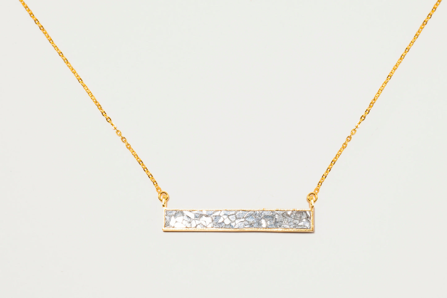 Rosera Gold Vermeil Pendant Necklace with Raw Diamonds