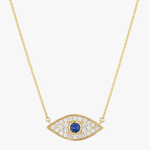 Evil Eye Diamond Necklace