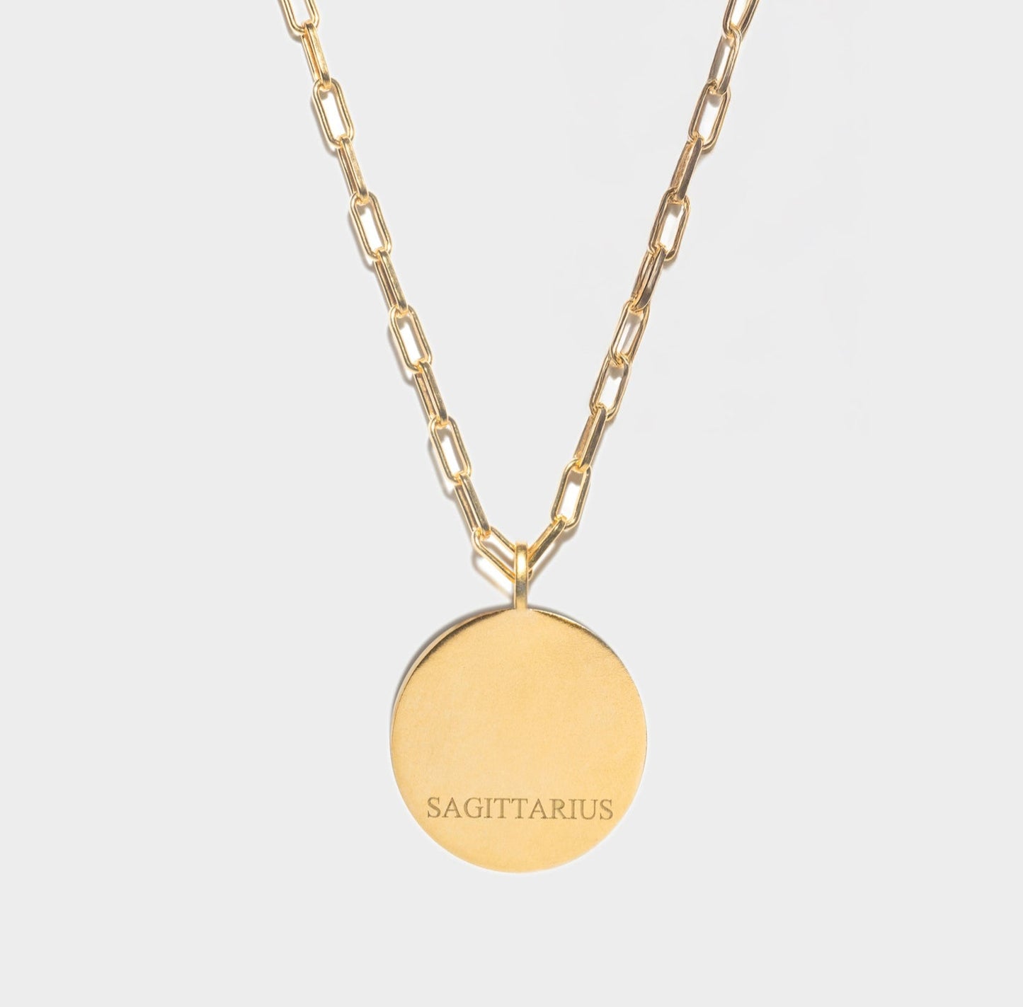Sagittarius Gold Vermeil Pendant Necklace with Diamonds