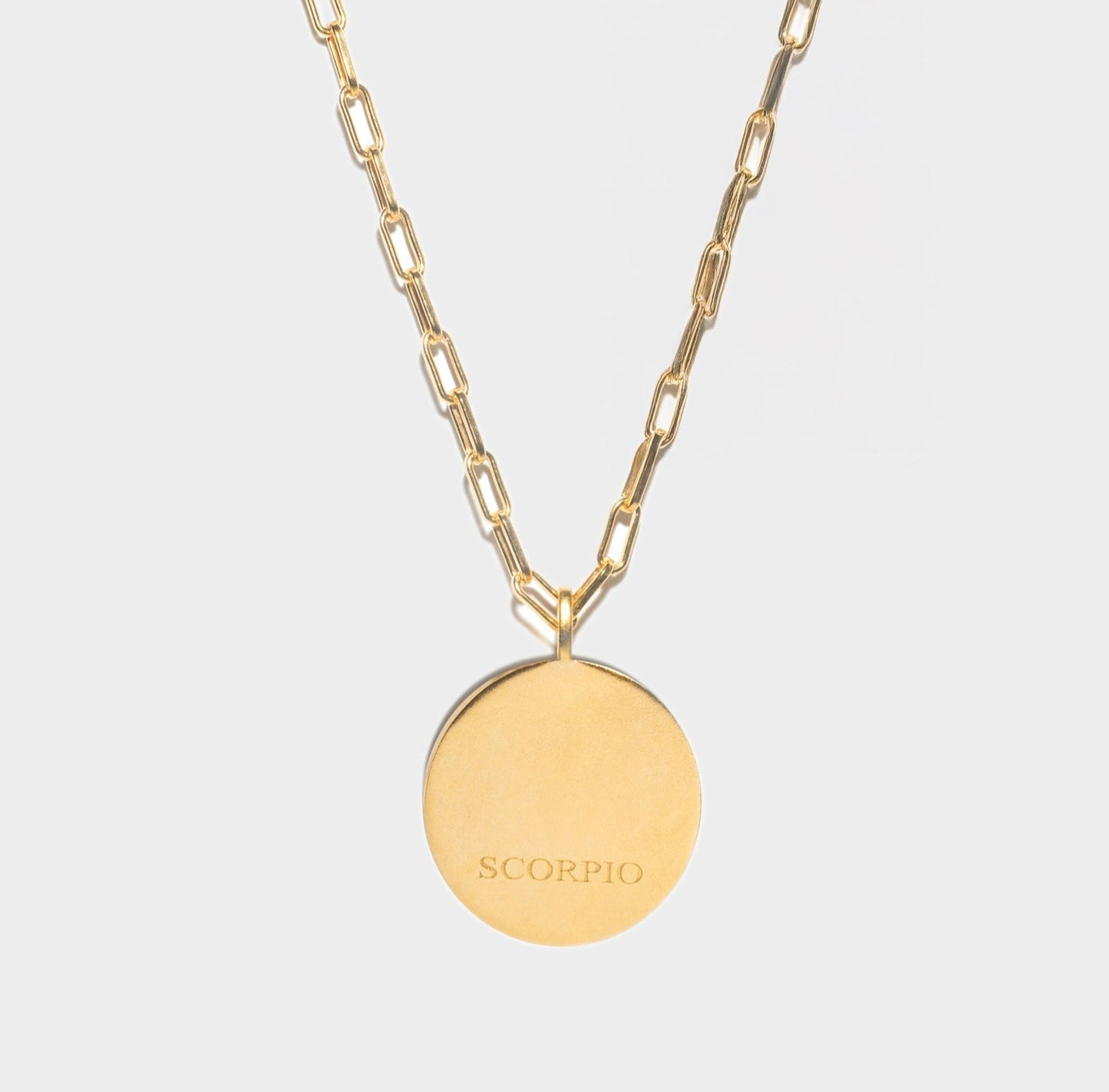 Scorpio Gold Vermeil Pendant Necklace with Diamonds
