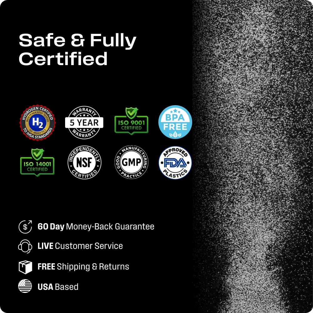 Echo Flask Hydrogen Water Bottle with 8 PPM Boost — Premium Wellness G