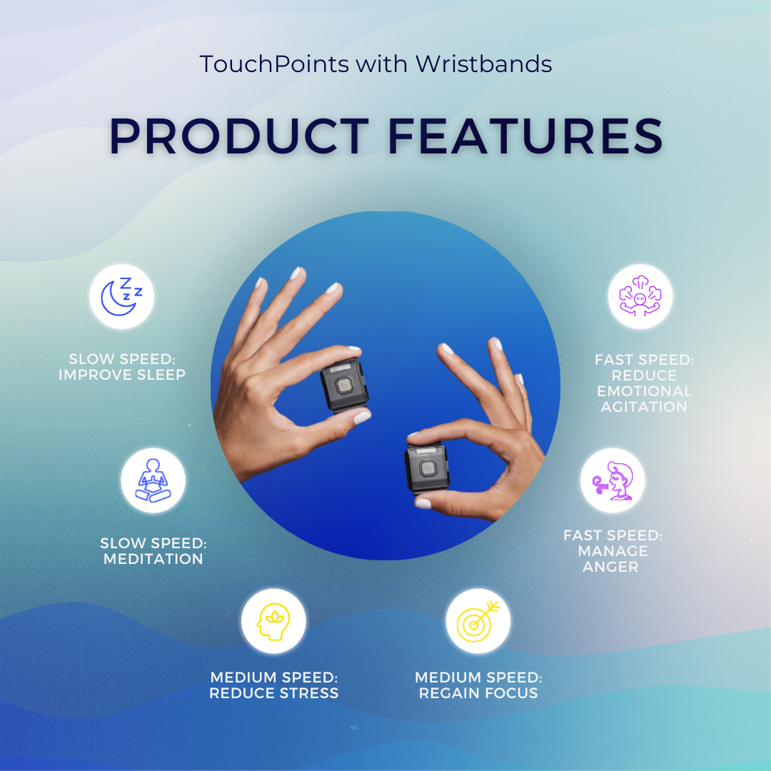 TouchPoints with Wristbands — Stress-Reducing Wearable Set