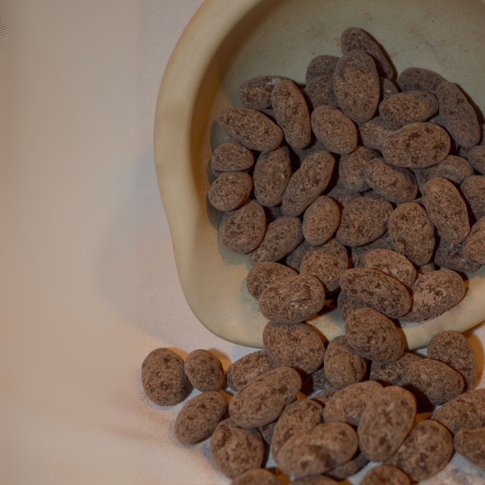 Salty Chocolate Almonds 2.0 — Brined, Roasted, Dark Chocolate Vegan Bites